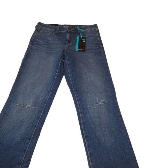 $54.00 Style & Co Lorimer Slit-Knee Skinny Jeans, Size 12, - Picture 2 of 7